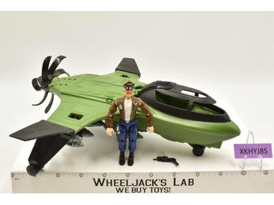Mudfighter W/ Dogfight 100% Complete 1989 GI Joe Vehicle Vintage Action Figure