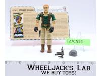 Crankcase V1 RED CARD BACK 100% Complete  G.I. Joe 1985 Hasbro Vintage Figure