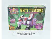 White Tigerzord W/Ranger Mighty Morphin Power Rangers 1994 Bandai Complete W/Box