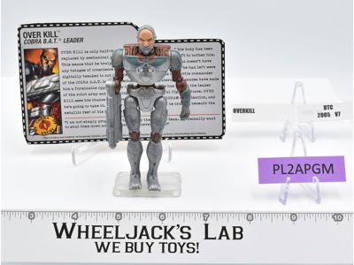Overkill v7 GI Joe B.A.T. Attack 2005 Hasbro Action Figure