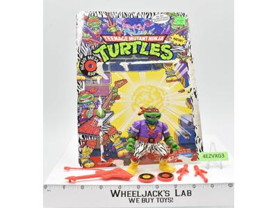 Heavy Metal Raph W/Cardback NR MINT 100% Complete TMNT 1991 Playmates Vintage