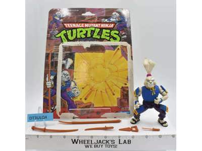 Usagi Yojimbo W/Cardback 100% Complete TMNT 1989 Playmates Vintage Action Figure