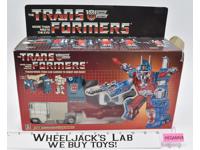 Ultra Magnus W Box NR MINT FIGURE 100% Complete 1986 Vintage G1 Transformers