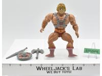 He-Man 100% Complete He-Man Masters of the Universe MOTU 1982 Mattel Vintage