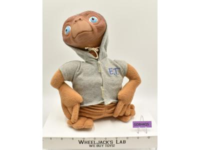E.T. Plush Stuffed Doll W/Rubber Face 12" 1980's Applause