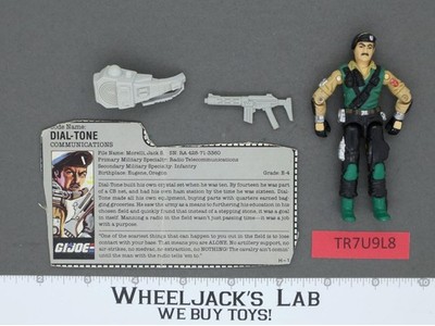 Dial-Tone V1 100% Complete G.I. Joe 1986 Hasbro Vintage Action Figure