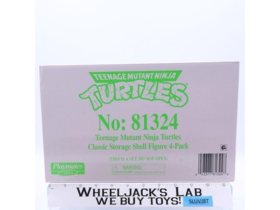 Classic Storage Shell Action Figure 4-Pack TMNT 2022 Playmates NEW SEALED