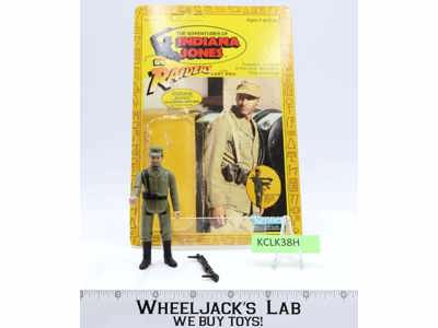 Indy German Uniform 100% Complete Indiana Jones 1982 Kenner Action Figure