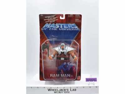 Ram Man NEW MOSC 200X MOTU Masters Of The Universe He-Man Mattel 2002 Figure