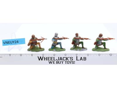 Lot of 4 Renaissance Archers Miniature Figurines 1970-80's Britain's LTD 3"
