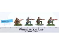 Lot of 4 Renaissance Archers Miniature Figurines 1970-80's Britain's LTD 3"