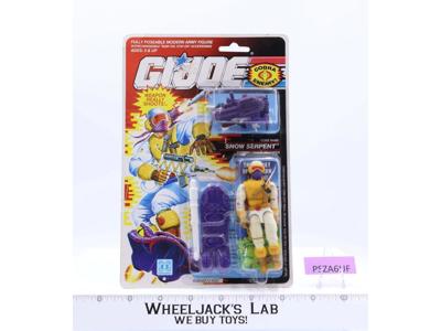 Snow Serpent GI Joe ARAH 1990 Hasbro Vintage Action Figure NEW MOSC SEALED