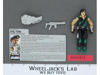 Dial-Tone V1 100% Complete G.I. Joe 1986 Hasbro Vintage Action Figure