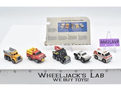 Lot of 5 First Responder Vehicles 1988-89 Vintage Galoob Micro Machines