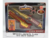 Ninja Sword WORKS Power Rangers Ninja Storm 2003 Bandai Complete W/Box