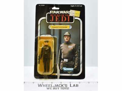 Imperial Commander 77 Back Star Wars ROTJ 1983 Kenner Action Figure NEW MOC