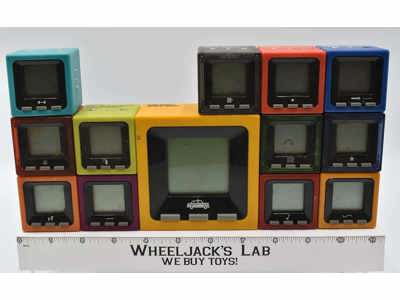 Lot of 13 Cubes Radica Games Cube World Handy Mic Whip Dodger Block Bash Chief
