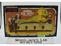 Jabba The Hutt Action Playset Complete W/Box Star Wars ROTJ 1983 Kenner NR MINT