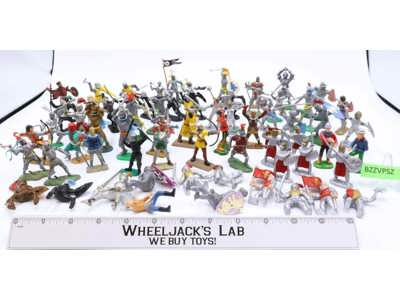 Lot of Miscellaneous Mini Figurines 1970-80's Britain's LTD Starlux Merten 3"