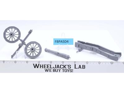 18th Century Era Cannon for Miniature Figurines Unknown Brand Plastic 2" Tall