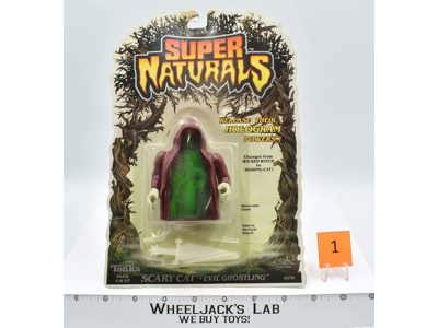 Scary Cat Evil Ghostling #1 MOSC SEALED Super Naturals 1987 Tonka Action Figure