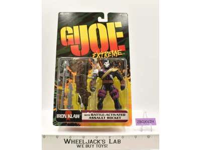 Iron Klaw GI Joe Extreme 1995 Hasbro Action Figure NEW MOSC SEALED