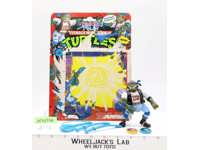 Classic Rocker Leo w/Cardback 100% Complete TMNT 1991 Playmates Figure