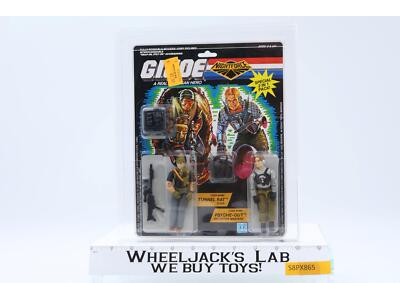 Tunnel Rat & Psyche-Out Night Force CAS GRADED 85 85/85/85 GI Joe TRU Excl 1988