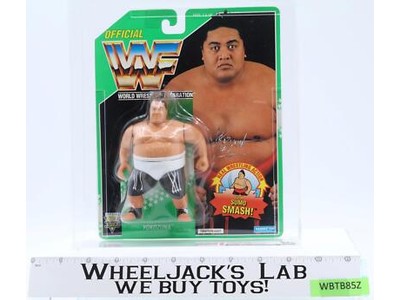 Yokozuna CAS GRADED 85+ 85/90/90 WWF Series 11 1994 Hasbro Figure NEW SEALED