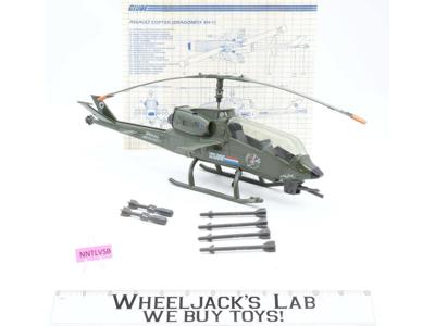 Dragonfly Assault Copter 100% Complete G.I. Joe 1983 Hasbro Vintage Vehicle