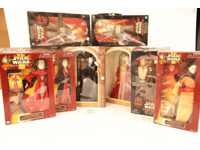 Lot of 8 Star Wars Episode 1 The Phantom Menace 12" Action Figures 1998 Hasbro