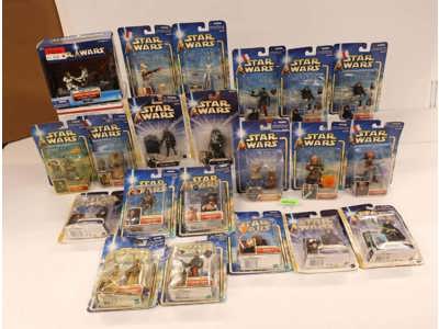 Lot of 21 Star Wars A New Hope 2002 Hasbro Action Figures NEW SEALED