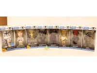 Lot of 8 Star Wars Bobble Heads Funko 2008 Action Figures NEW SEALED