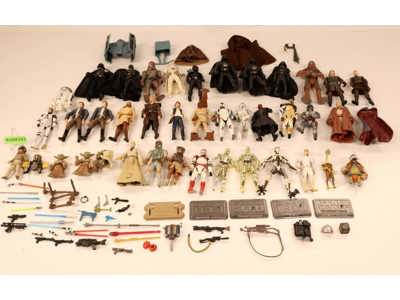Lot of 38 Star Wars Clone Wars Saga Legacy Anniversary Action Figures W/ Weapons