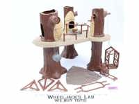 Endor Ewok Village Action Playset 100% Complete ROTJ Star Wars 1983 Vintage