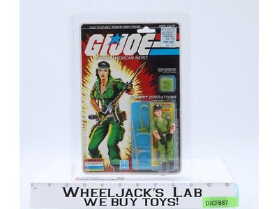 Lady Jaye CAS GRADED 85 85/85/85 GI Joe 34-Back 1985 Hasbro Figure NEW SEALED
