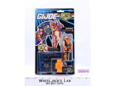 Muskrat Heavy-Fire Specialist NEW MOSC 1992 GI Joe Hasbro Vintage Action Figure