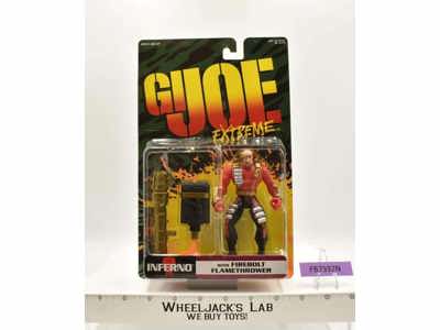 Inferno GI Joe Extreme 1995 Hasbro Action Figure NEW MOSC SEALED