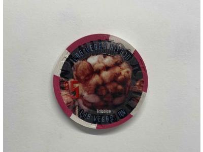 Las Vegas Hilton $5 Uncirculated Casino Chip Star Trek Tribbles 2006