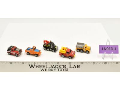 Lot of 5 Trucks1988-89 Vintage Galoob Micro Machines