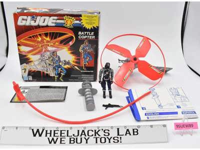 Battle Copter With Box Complete G.I. Joe 1990 Hasbro Vintage Vehicle