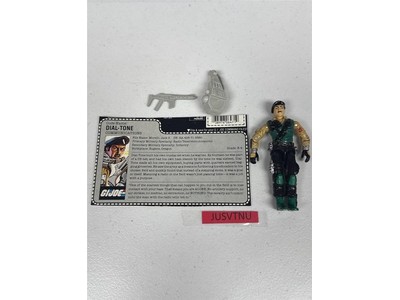 Dial-Tone V1 100% Complete G.I. Joe 1986 Hasbro Vintage Action Figure