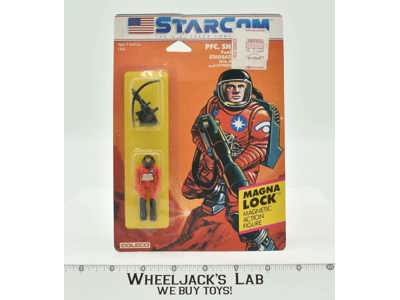 PFC. Shawn Reed Starcom 1986 Coleco NEW MOSC Vintage Action Figure