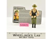 Sgt. Slaughter V1 G.I. Joe 1985 Hasbro Vintage Action Figure