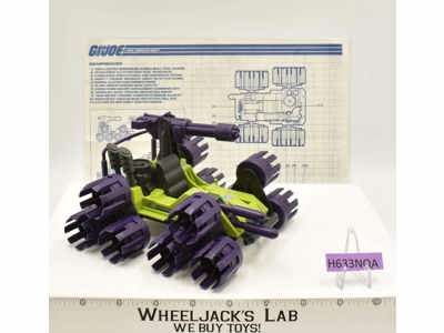 Swampmasher 100% Complete GI Joe 1988 Hasbro Vintage Action Figure Vehicle