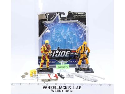 Blowtorch vs Heat Viper Complete GI Joe Heated Battle 50th Anniv. 2014 Hasbro