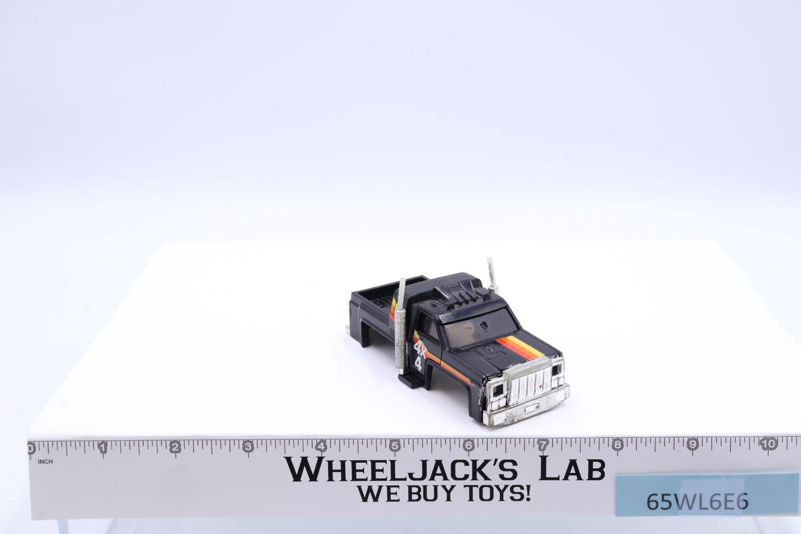 Chevy Scottsdale BLACK Pickup 4x4 Rough Riders Stompers BODY ONLY 1980 Vintage