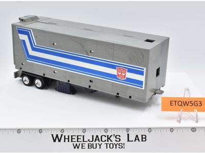 Optimus Prime Grey Trailer RT METAL Vintage G1 Transformers MISSING BACK DOOR