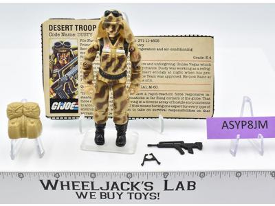 Dusty V1 100% Complete G.I. Joe 1985 Hasbro Vintage Action Figure