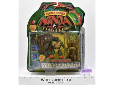 Mike Deluxe Series Teenage Mutant Ninja Turtle TMNT Turtleflage Playmates MOSC
